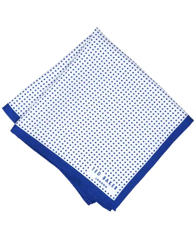 Ted Baker London Men's Pin Dot Pocket Square In White