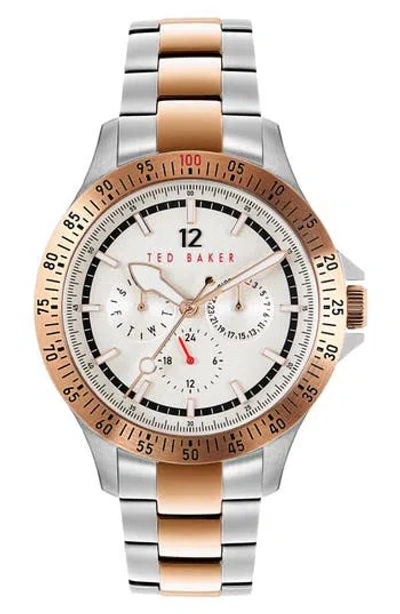 Ted Baker London Northn Two-tone Bracelet Watch, 43mm