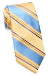 Ted Baker London Orsman Satin Stripe Tie In Multi