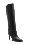Ted Baker London Piper Pointed Toe Knee High Boot In Black
