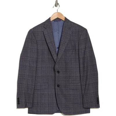 Ted Baker London Plaid Jarrow Wool Sport Coat In Brown/grey