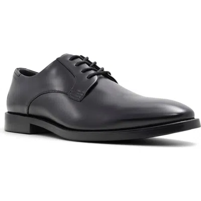 Ted Baker London Regent Derby In Smooth Black Leather