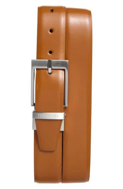 Ted Baker London Reversible Leather Dress Belt In Brown