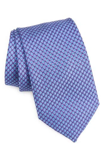Ted Baker London Rey Mini Geo Silk Blend Tie In Lilac