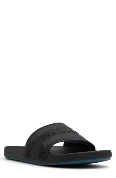 Ted Baker London Sennen Slide Sandal In Black