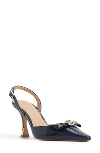 Ted Baker London Sienna Slingback Pointed Toe Pump In Blue