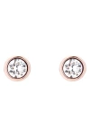 Ted Baker London Sinaa Crystal Stud Earrings In Crystal/rose Gold