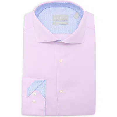 Ted Baker London Slim Fit Advanced Tech Stretch Dress Shirt In Pink