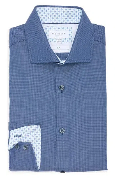TED BAKER TED BAKER LONDON SLIM FIT COTTON DRESS SHIRT