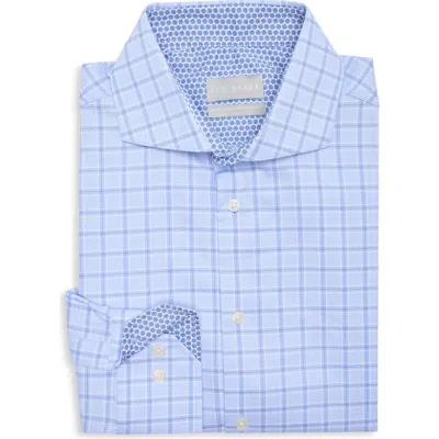 Ted Baker London Slim Fit Four-season Performance Dress Shirt In Blue