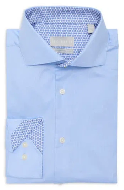 Ted Baker London Slim Fit Four-season Performance Dress Shirt In Blue