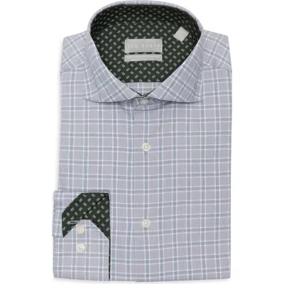 Ted Baker London Slim Fit Four-season Performance Dress Shirt In Gray