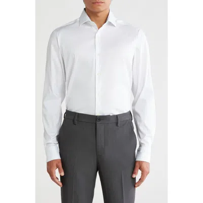 Ted Baker London Slim Fit Solid Stretch Cotton Dress Shirt