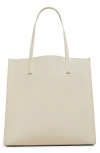 Ted Baker London Soocon Faux Leather Tote In Cream