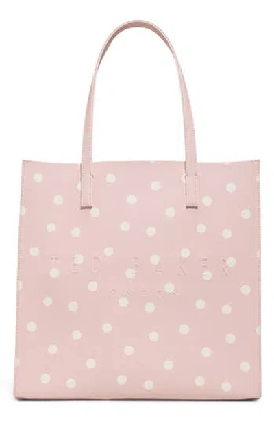 Ted Baker London Soocon Faux Leather Tote In Red
