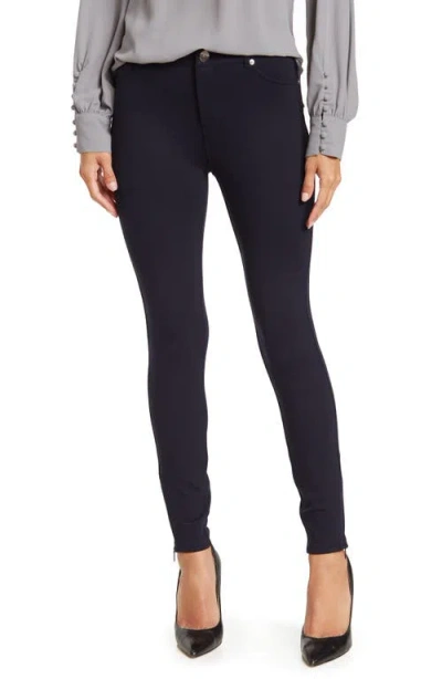 Ted Baker Strenti Ankle Zip Ponte Skinny Pants In Dark Blue