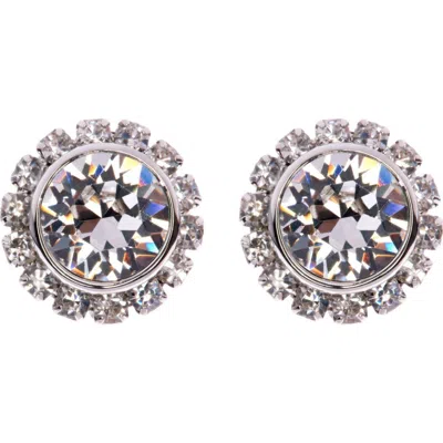 Ted Baker London 'sully' Crystal Stud Earrings In Silver/ Crystal