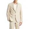 Ted Baker London Tampa Slim Fit Linen & Cotton Sport Coat In Tan