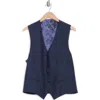 Ted Baker London Troy Vest In Blue