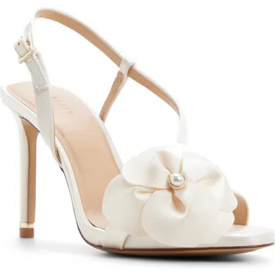Ted Baker London Violet Floral Slingback Sandal In White