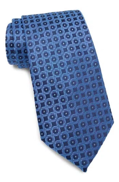 Ted Baker London Warren Neat Silk Blend Tie In Blue