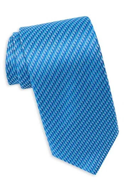 Ted Baker London Welbeck Micro Geometric Tie In Light Blue