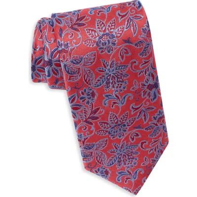Ted Baker London York Floral Silk Blend Tie In Pink