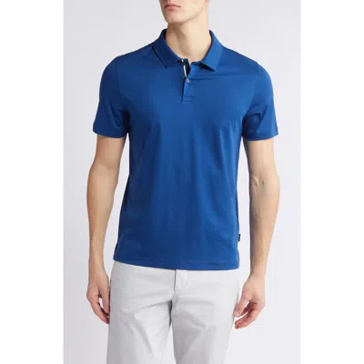 Ted Baker London Zeiter Cotton Polo In Dark Navy