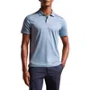 Ted Baker Mens Pl-blue Zeiter Slim-fit Cotton Polo Shirt In Pale Blue