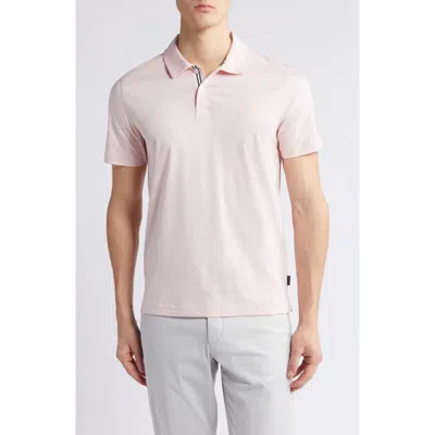 Ted Baker London Zeiter Cotton Polo In Pale Pink