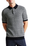 TED BAKER TED BAKER LONDON ZIGZAG POLO