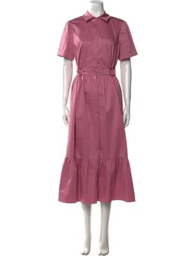 Pre-owned Ted Baker Long Dress In Pink