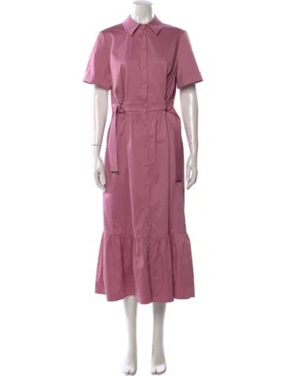 Pre-owned Ted Baker Long Dress In Pink