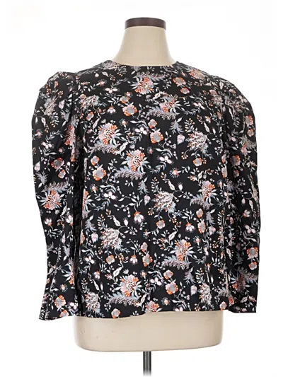Ted Baker Long Sleeve Blouse In Multi
