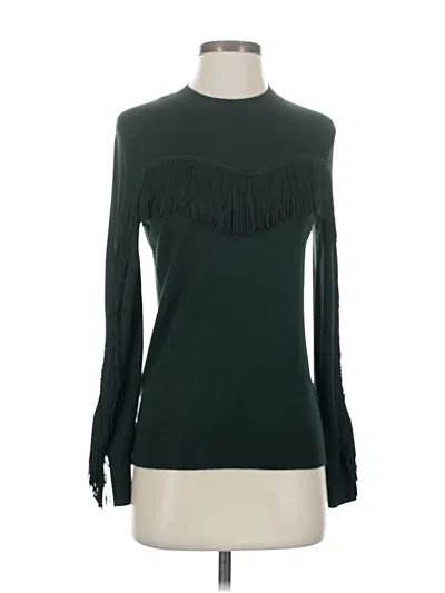 Pre-owned Ted Baker Long Sleeve Top Green Turtleneck Tops