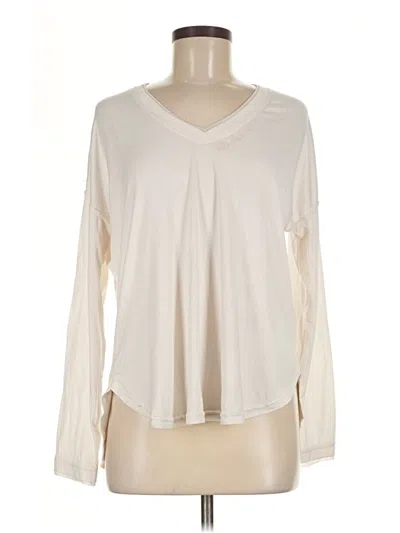 Pre-owned Ted Baker Long Sleeve T-shirt In Ivory