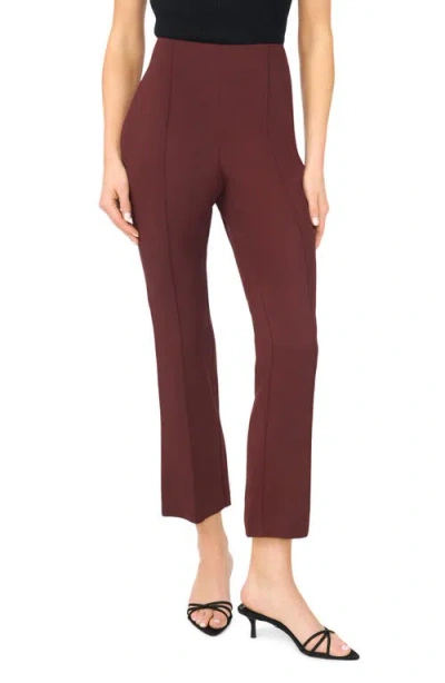 Ted Baker Louisa Pintuck Ankle Pants In Burgundy