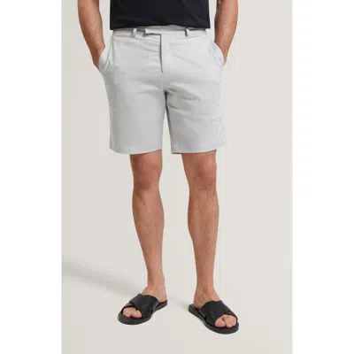 Ted Baker Loweton Slim Fit Stretch Cotton Chino Shorts In Gray