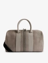 Ted Baker Lt-grey Evyday Striped Pu Leather Holdall