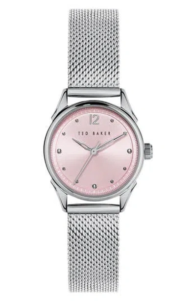 Ted Baker Luchiaa Mesh Strap Watch, 27mm