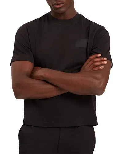 Ted Baker Lucka Relaxed Fit Heavyweight Logo Tee In Black