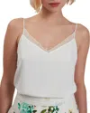 Ted Baker Lulea Chiffon Trim Camisole In Ivory