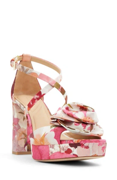 Ted Baker Maddy Rose Platform Sandal In Bright Multi