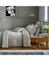 Ted Baker Magnolia Jacquard 3pc Duvet Set In Gray