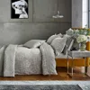 Ted Baker Magnolia Jacquard 3pc Duvet Set In Silver