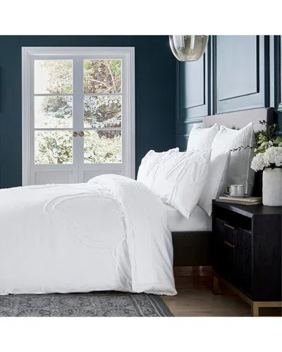Ted Baker Magnolia Tufted 3pc Duvet Set In White