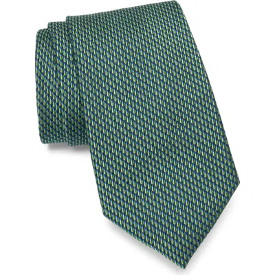 Ted Baker Malton Nate Silk Blend Tie In Green