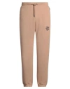 Ted Baker Man Pants Camel Size 32 Cotton In Beige