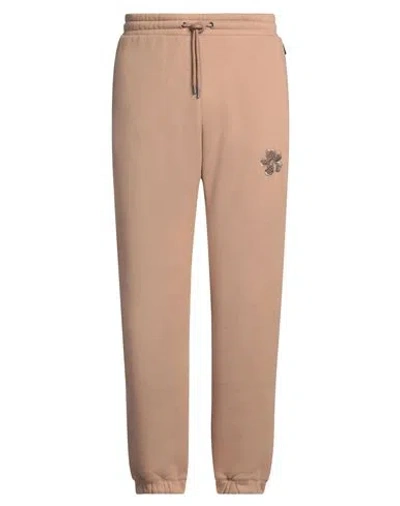 Ted Baker Man Pants Camel Size 32 Cotton In Beige