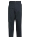 Ted Baker Man Pants Midnight Blue Size 34 Cotton, Elastane In Blue